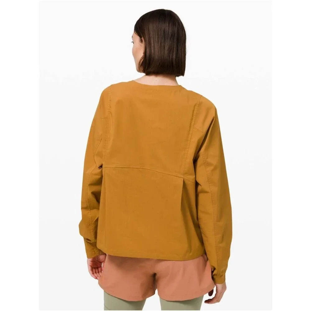 Lululemon Against Convention Long Sleeve Shirt | Spiced Bronze | Size 6